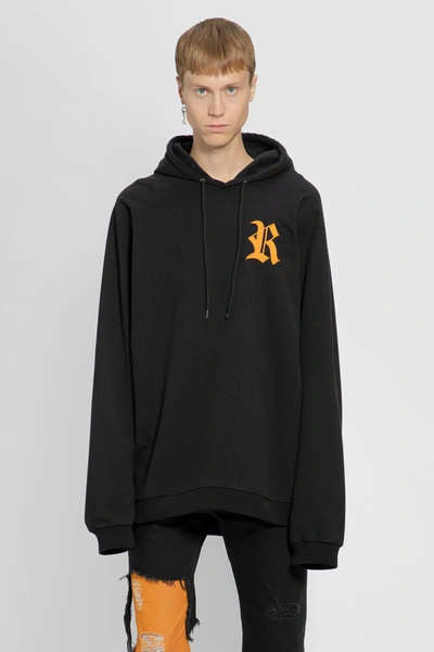 Shop Raf Simons Man Black Sweatshirts