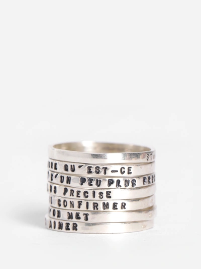 Serge Thoraval Unisex Silver Rings | ModeSens