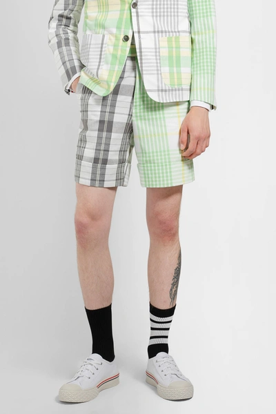 Shop Thom Browne Man Multicolor Shorts