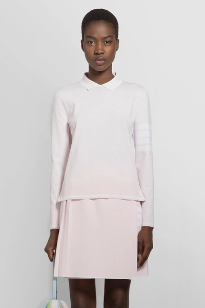 Shop Thom Browne Woman Pink Knitwear