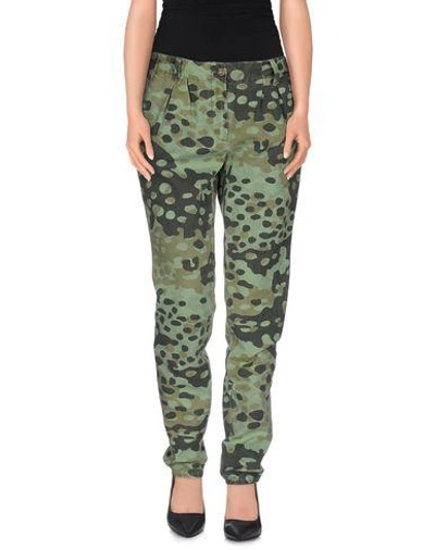 Shop Blauer Casual Pants In Military Green