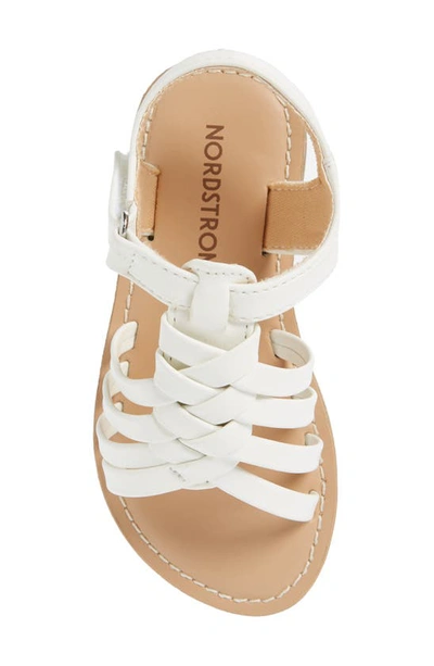 Shop Nordstrom Kids' Piper Braided Sandal In White