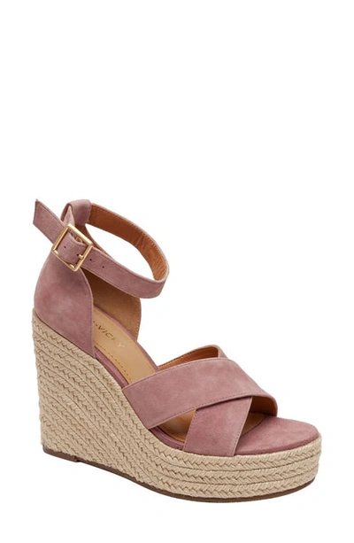 Shop Lisa Vicky Gemi Platform Wedge Sandal In Dusty Pink