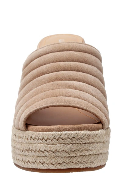 Shop Lisa Vicky Gogo Platform Wedge Sandal In Tan Camel