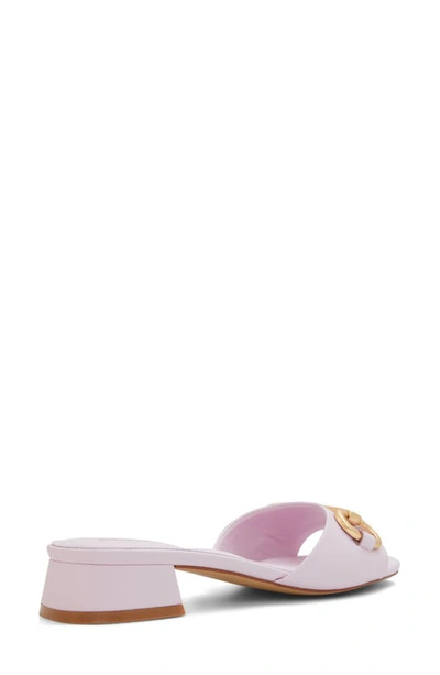 Shop Aldo Faiza Square Toe Slide Sandal In Pink