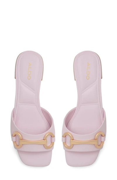 Shop Aldo Faiza Square Toe Slide Sandal In Pink