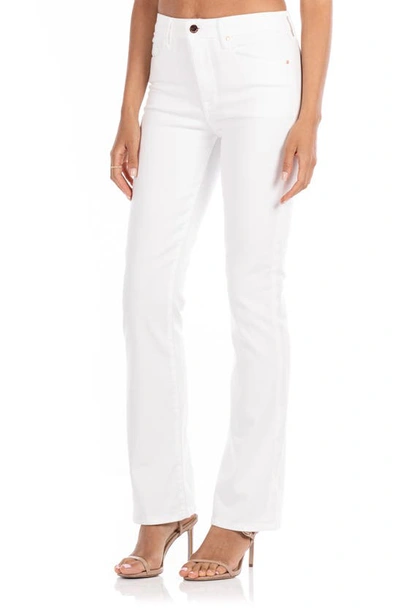 Shop Fidelity Denim Lily High Waist Slim Bootcut Jeans In Magnolia W