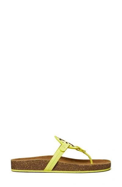 Shop Tory Burch Miller Cloud Sandal In Blazing Yellow