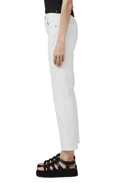 Shop Rag & Bone Harlow Relaxed Straight Leg Jeans In Opticwht