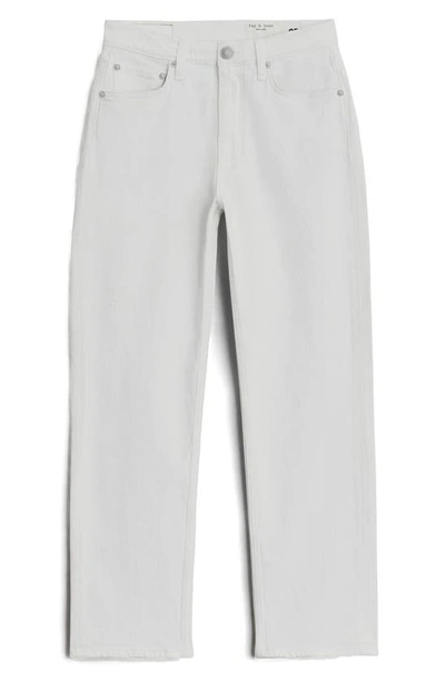 Shop Rag & Bone Harlow Relaxed Straight Leg Jeans In Opticwht