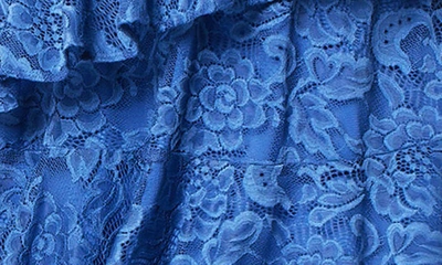 Shop Kiyonna Lace Affair Cocktail Midi Dress In Blue Moon