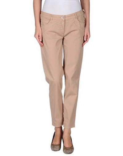 Shop Scervino Street Casual Pants In Sand