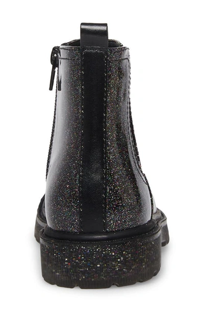 Steve Madden Jcliche Glitter Chelsea Boot In Black