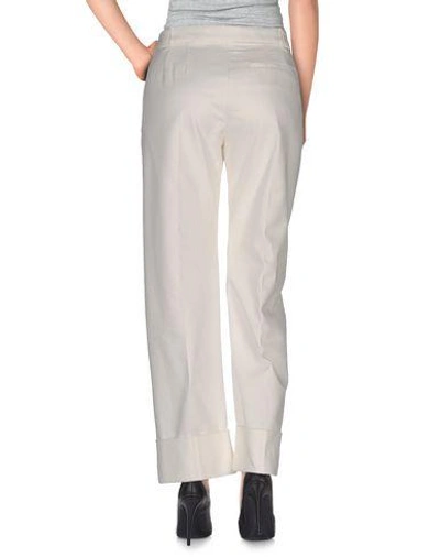 Shop Acne Studios Casual Pants In White