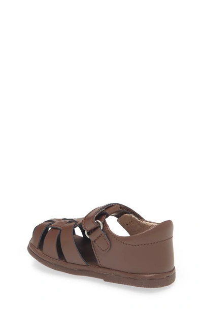 Shop L'amour Christie Fisherman Sandal In Brown