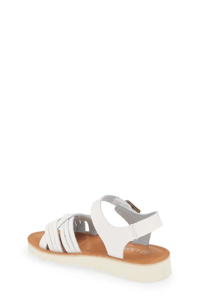 Shop L'amour Athena Sandal In White