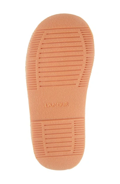 L'amour Joy Classic T-strap Shoe In Almond