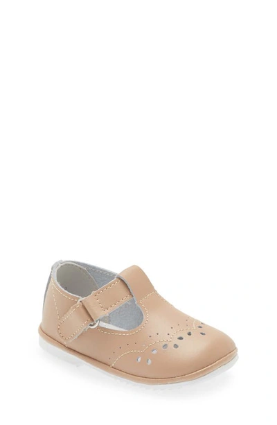 Shop L'amour Kids' Birdie T-strap Mary Jane In Latte