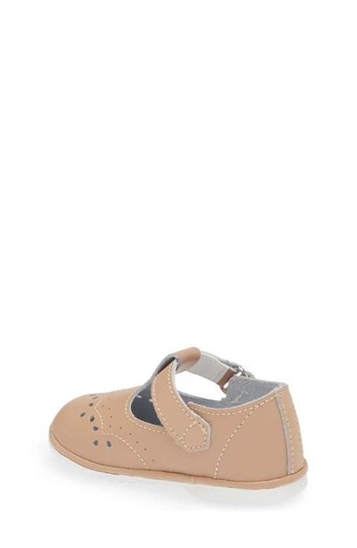 Shop L'amour Kids' Birdie T-strap Mary Jane In Latte