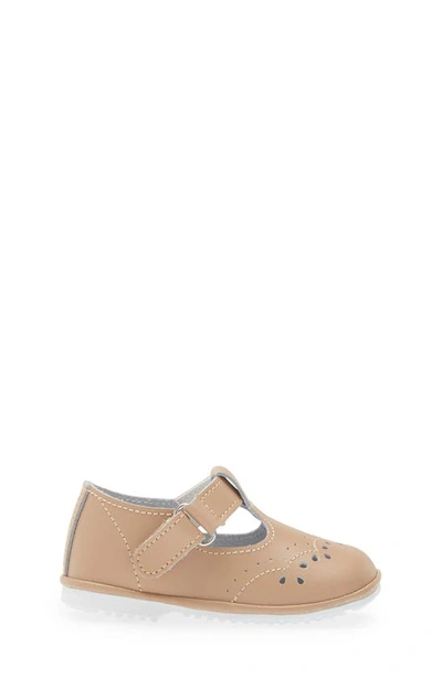 Shop L'amour Kids' Birdie T-strap Mary Jane In Latte