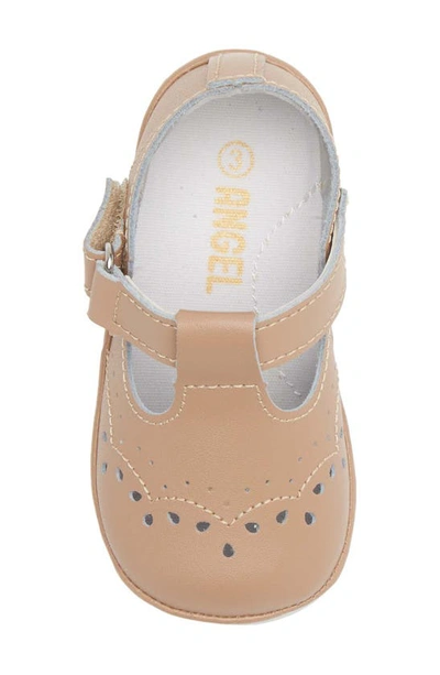 Shop L'amour Kids' Birdie T-strap Mary Jane In Latte