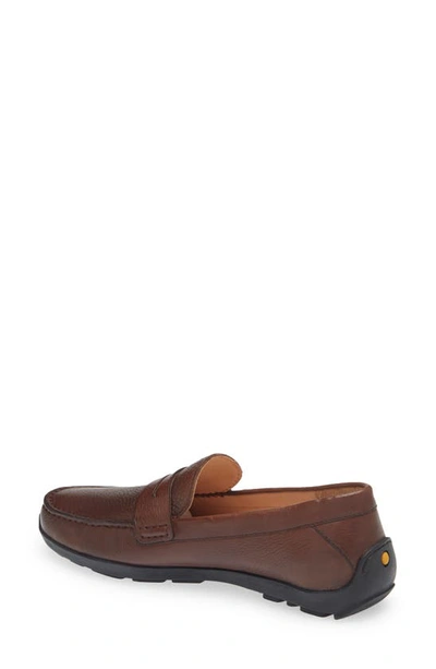 Shop Samuel Hubbard Free Spirit For Him Loafer In Brown Leather