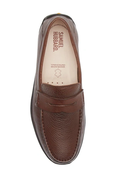 Shop Samuel Hubbard Free Spirit For Him Loafer In Brown Leather