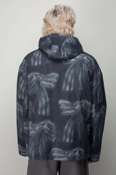 Shop Acne Studios Printed Hooded Jacket