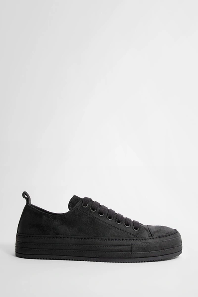 Shop Ann Demeulemeester Man Black Sneakers