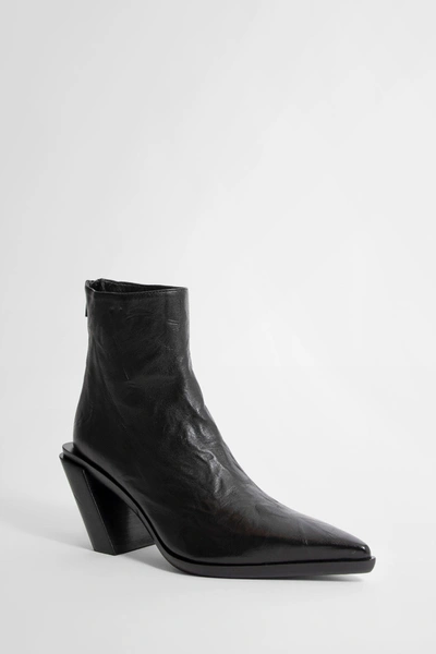 Shop Ann Demeulemeester Woman Black Boots