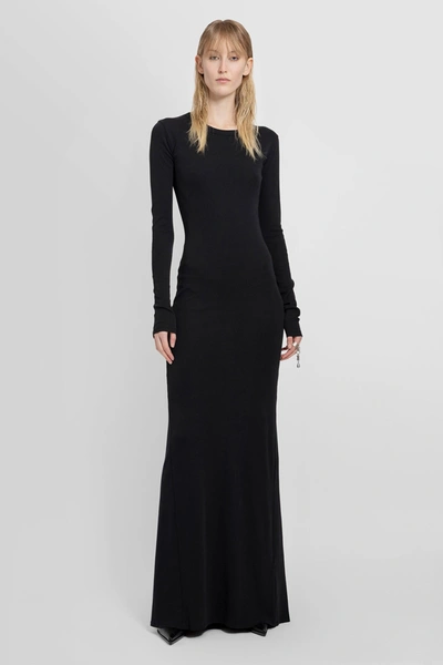 Ann Demeulemeester Woman Black Dresses In Black