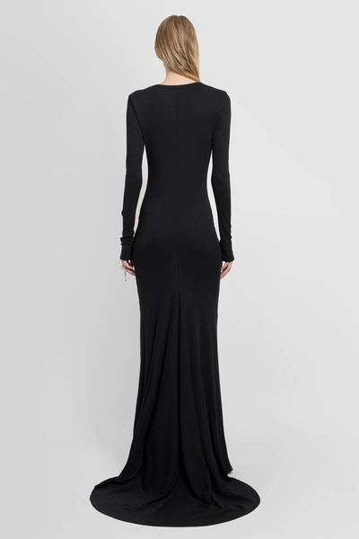 Ann Demeulemeester Woman Black Dresses In Black