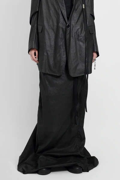 Shop Ann Demeulemeester Woman Black Skirts