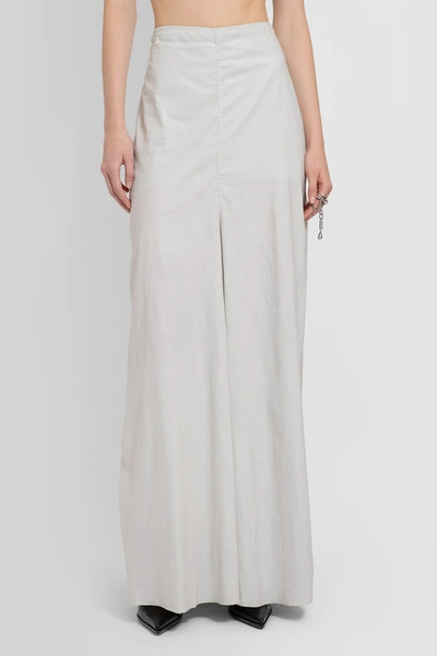 Shop Ann Demeulemeester Woman Grey Skirts