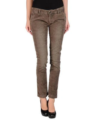 Shop Monocrom Casual Pants In Cocoa