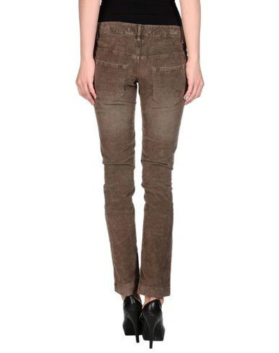 Shop Monocrom Casual Pants In Cocoa