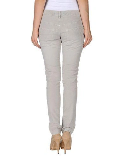 Shop Monocrom Casual Pants In Light Grey
