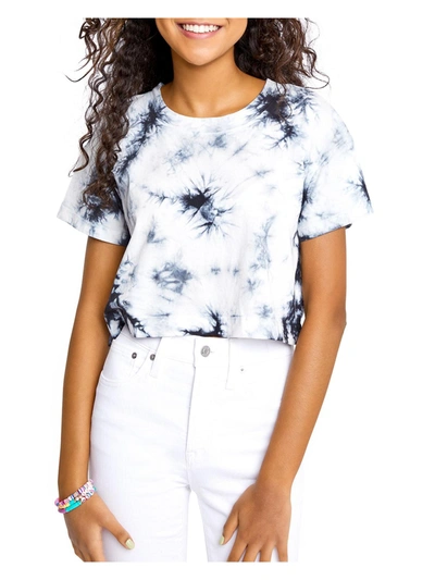 Shop Splendid Kiki Womens Tie Dye Casual T-shirt In White