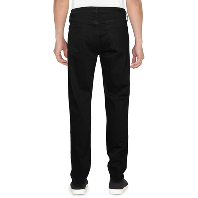 Shop J Brand Tyler Mens Denim Color Wash Straight Leg Jeans In Black