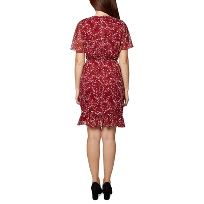 Shop Bcbgeneration Womens Daytime Short Mini Dress In Red