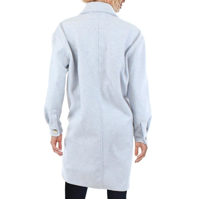 Blanknyc Womens Shacket Long Sleeves Shirt Jacket In Blue