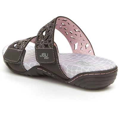 Shop Jbu By Jambu Spring 2020 Womens Faux Leather Slide On Flat Sandals In Black
