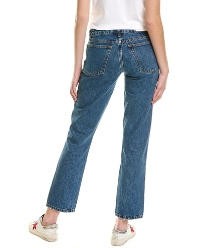 Shop Re/done 70's Blue Mere Low-rise Straight Jean