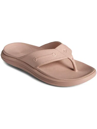 Shop Sperry Windward Float Womens Slip-on Casual Thong Sandals In Beige