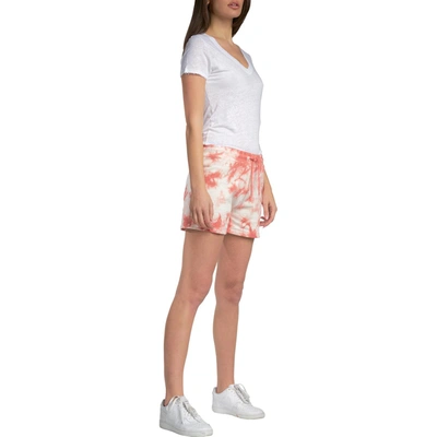 Shop Elan Womens Cotton Tie-dye Shorts In Pink