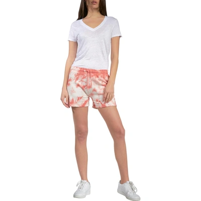 Shop Elan Womens Cotton Tie-dye Shorts In Pink