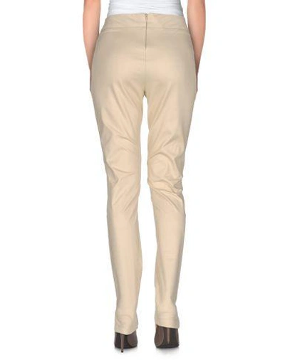 Shop Aquascutum Casual Pants In Beige