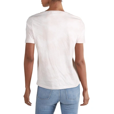 Shop Vero Moda Womens Crewneck Short Sleeve T-shirt In White