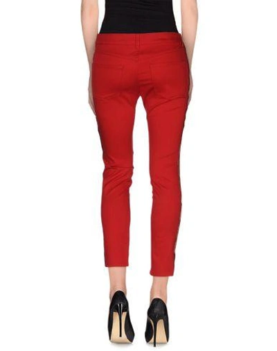 Shop Alexander Mcqueen Casual Pants In Red