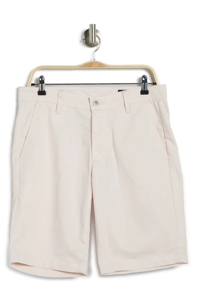 Shop Ag Green Label 'the Canyon' Flat Front Performance Shorts In Pink Chalk